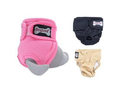 Lemi béžové hárací kalhotky pro psa - hárací kalhotky pro psy - vsepropejska.cz