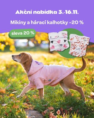 Teplo a pohodlí pro každou psí dámu i rošťáka 🐾 Od 3. do 16. listopadu platí sleva 20 % na všechny mikiny a hárací...