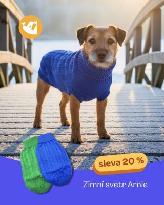 Užijte si vánoční procházky v teple a stylu 🧶❄️ Svetr Arnie hřeje, sluší a má teď vánoční slevu 20 %! 🎅✨ Více na...