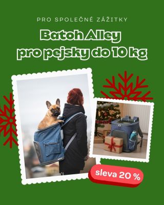 🎒 Společné výlety, město i cestování bez stresu 🐾 Batohy pro pejsky do 10 kg teď se slevou –20 % – akce běží jen krátce 👇...